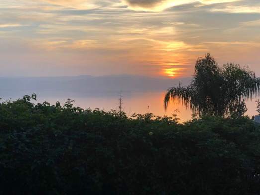 last Galilee sunset